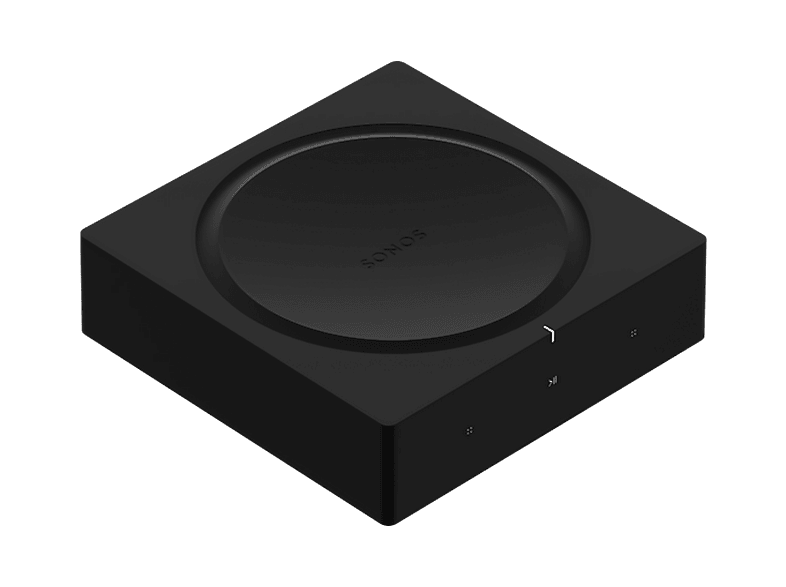 Amplificador - Sonos Amp, Subwoofer, 125 W, 8 Ohms, Crossover, Control táctil, Wi-Fi, AirPlay 2, Negro
