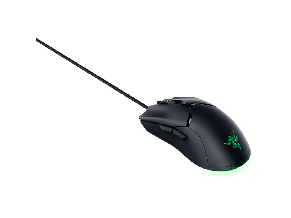 Ratón gaming - Razer Viper Mini, 8500 ppp, Por cable, 6 teclas, 100% PTFE, Negro