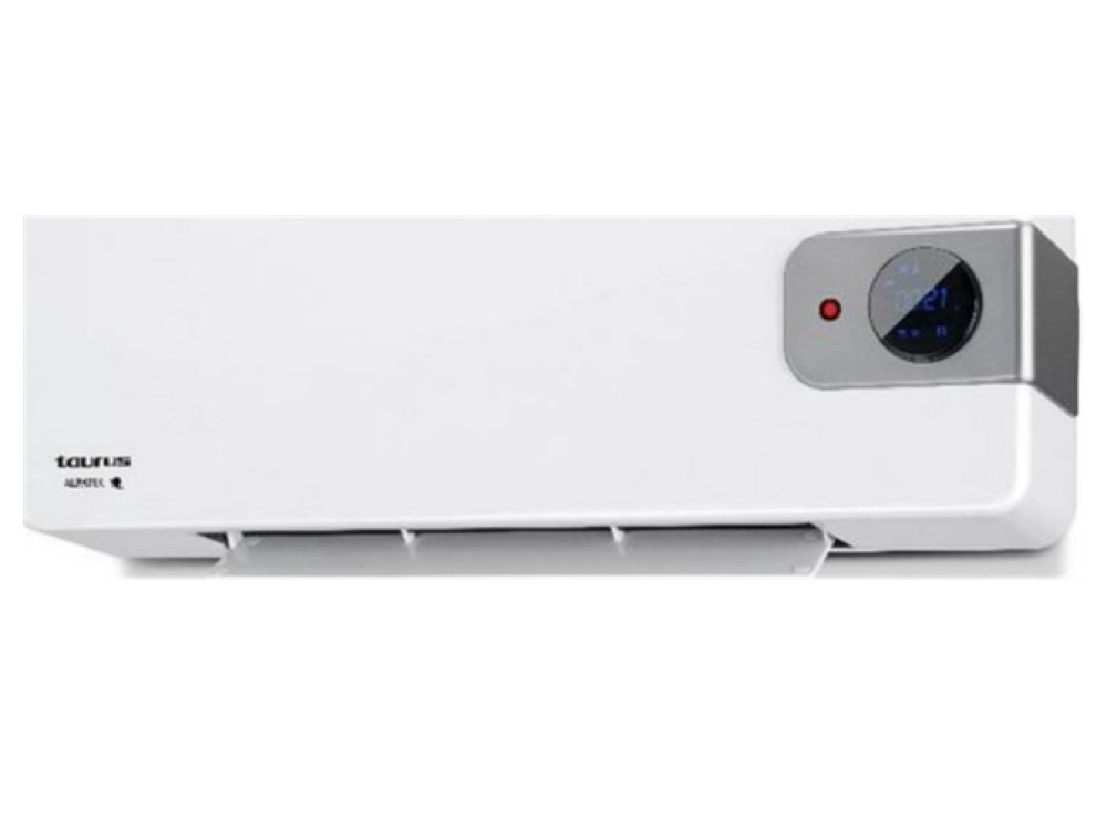 Calefactor - Taurus RCMB27, 2 Potencias, 2000 W, Pantalla LED, Termostato, Blanco