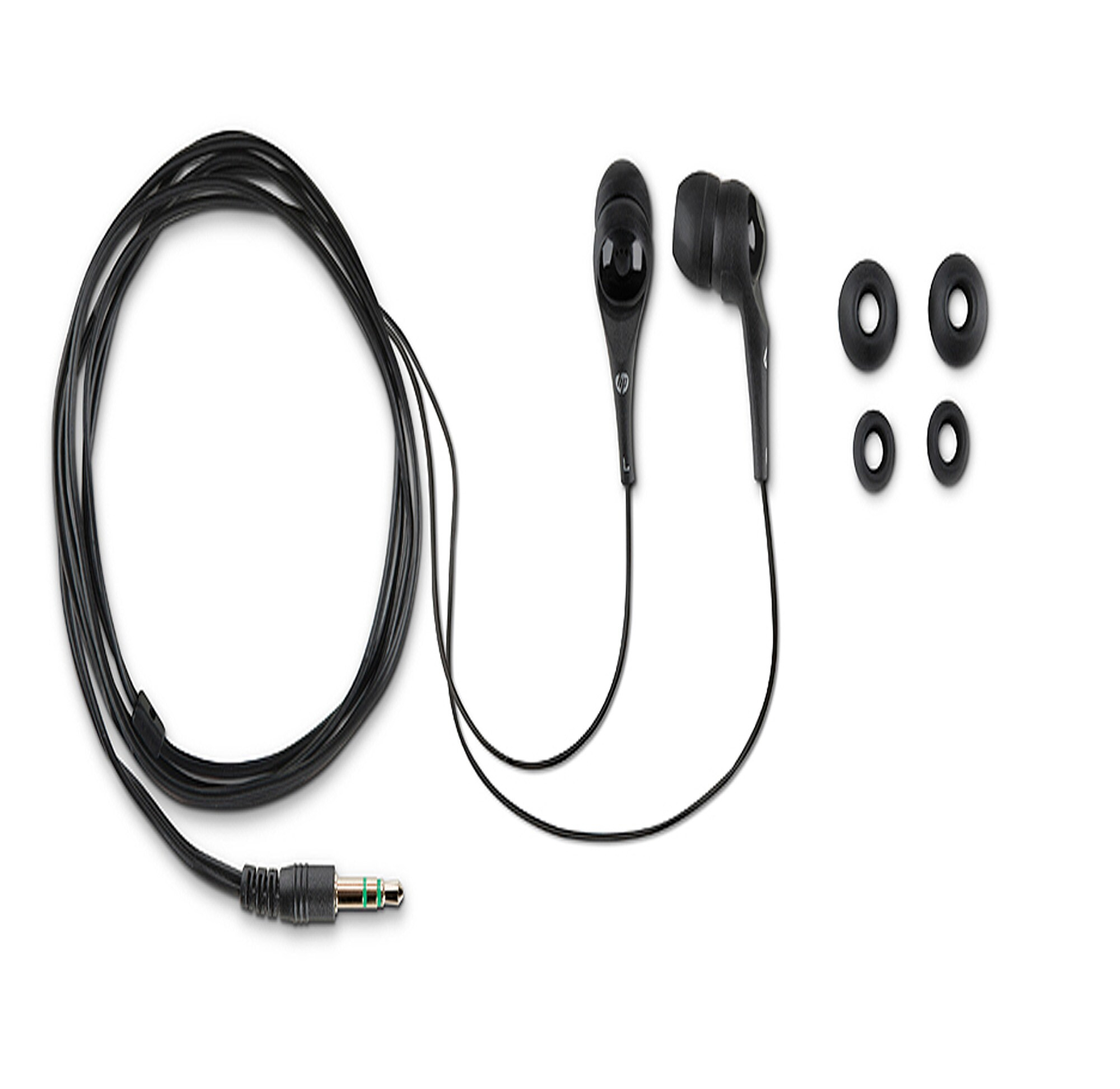 Auriculares con Micrófono - HP, HP H1000 IN-EARHEADPHONES Negro SP