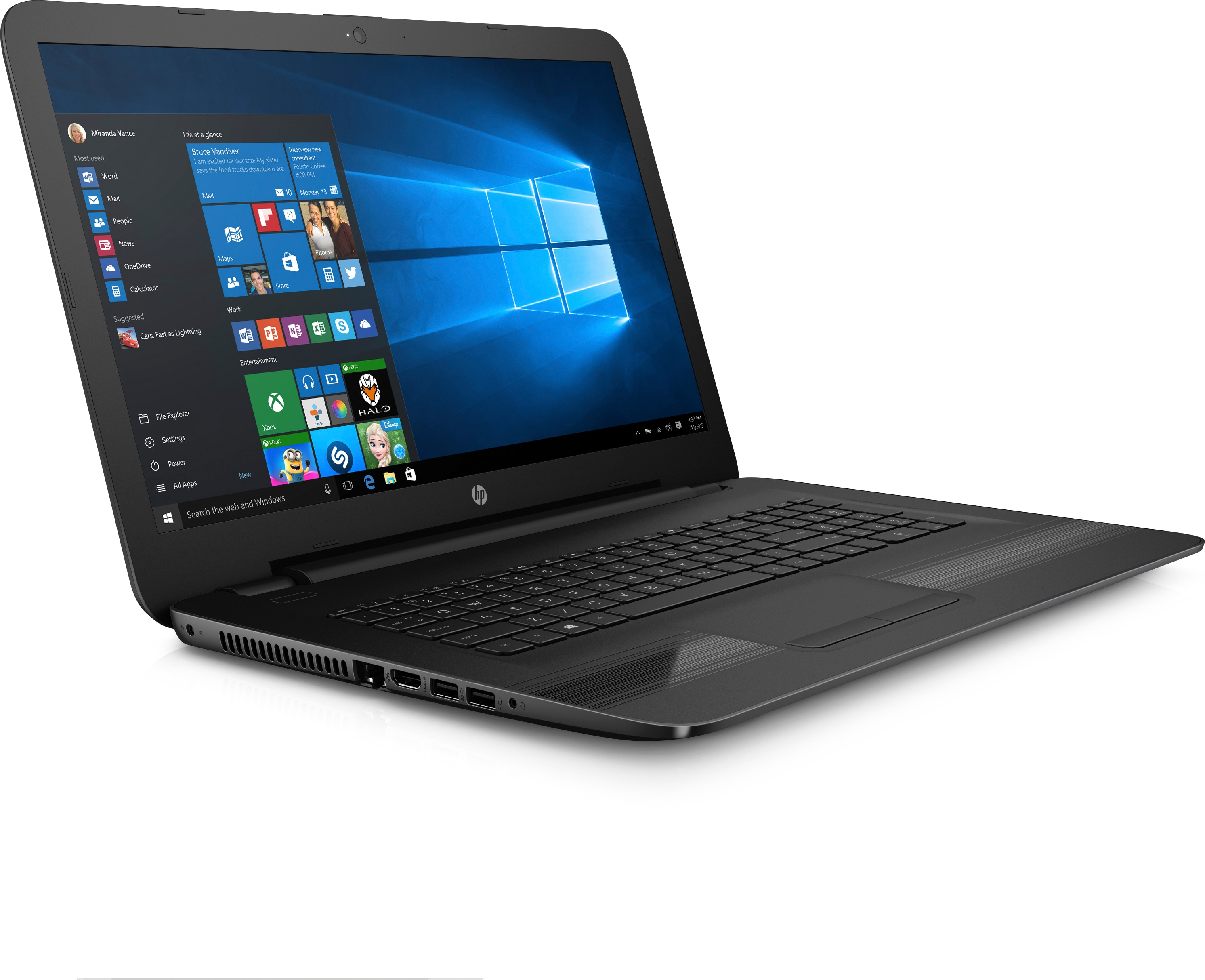 HP 17-y033ng - 17,3 Zoll - AMD A-Series A10-9600P - 8 GB - 1 TB - AMD Radeon™ R4 Graphics - Windows 10 Home (64 Bit)