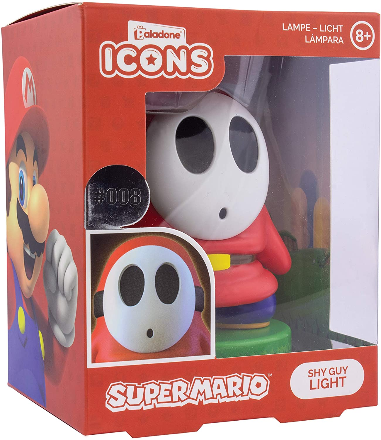 PALADONE Super Mario: Shy Guy - Lampe (Multicolore	)