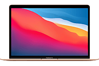 APPLE MacBook Air (M1,2020) MGND3D/A, Notebook mit 13,3 Zoll Display, 8 GB RAM, 256 GB SSD, M1 GPU, Gold