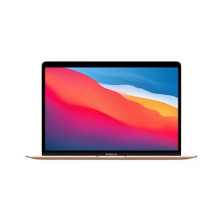 APPLE MacBook Air (2020), Notebook mit 13,3 Zoll Display, Apple M1 Prozessor, 8 GB RAM, 256 GB SSD, M1, Gold