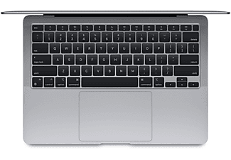 APPLE MacBook Air (M1,2020) MGN63D/A, Notebook mit 13,3 Zoll Display, 16 GB RAM, 256 GB SSD, M1 GPU, Space Grau