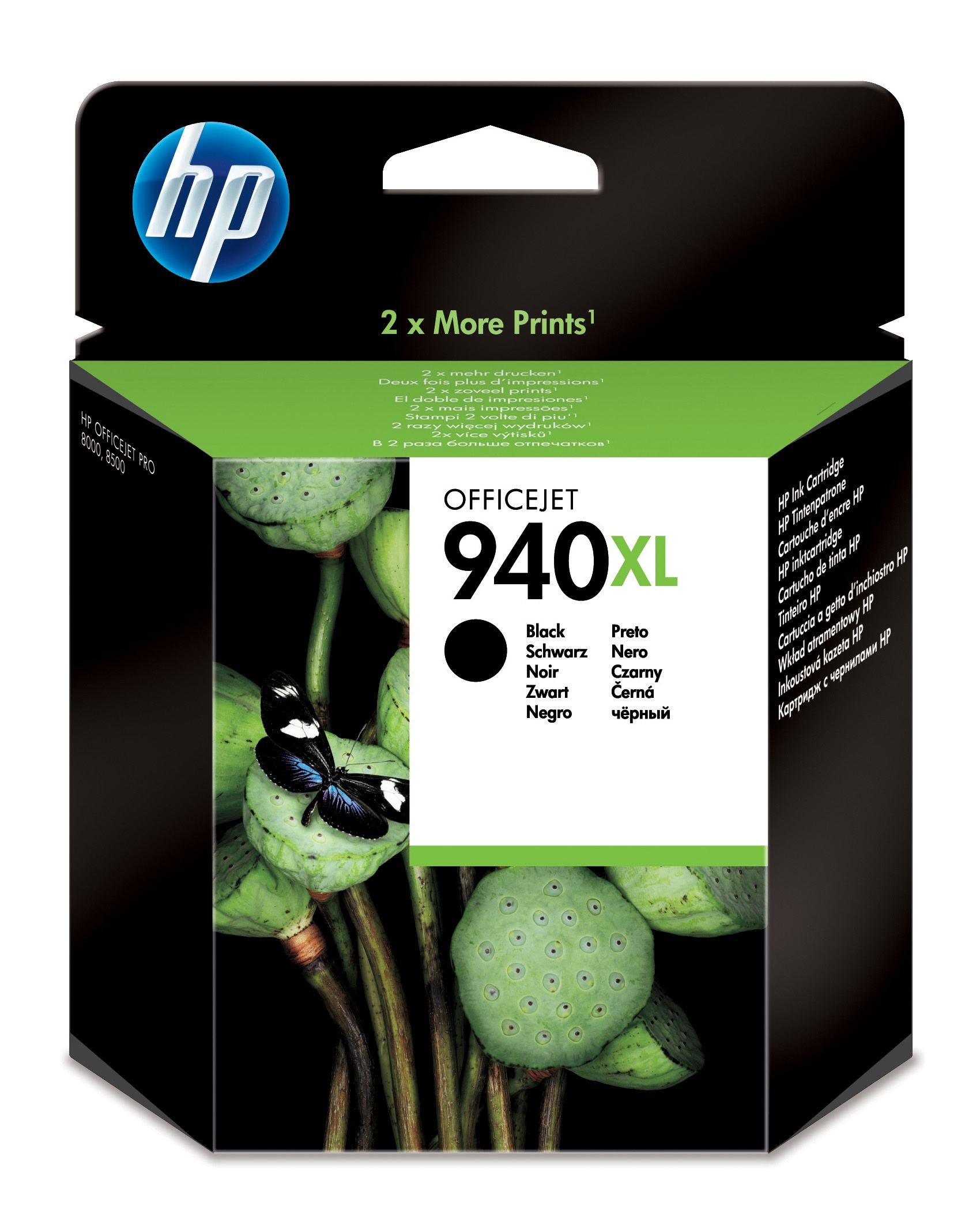HP 940XL - Alto rendimiento - negro - original - Officejet - cartucho de tinta - para Officejet Pro