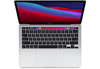 APPLE MacBook Pro (2020) MYDA2D/A, Notebook mit 13,3 Zoll Display, Apple M1 Prozessor, 16 GB RAM, 1 TB SSD, M1 GPU, Silber