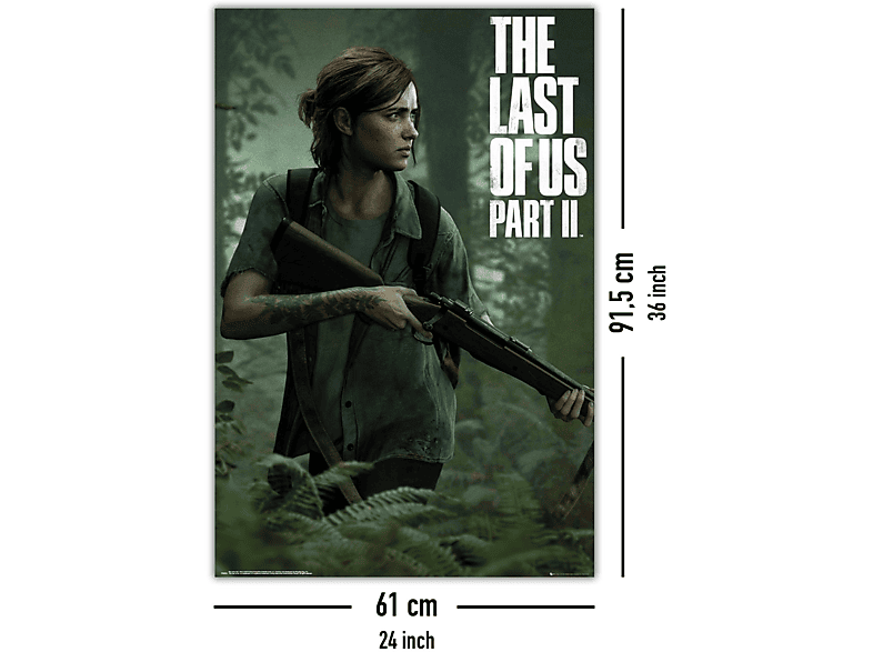 GB EYE The Last Of Us Part 2 Poster Ellie Großformatige Poster