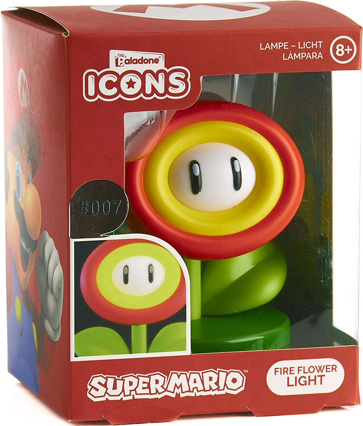 PALADONE Super Mario: Fire Flower - Lampe (Multicolore	)
