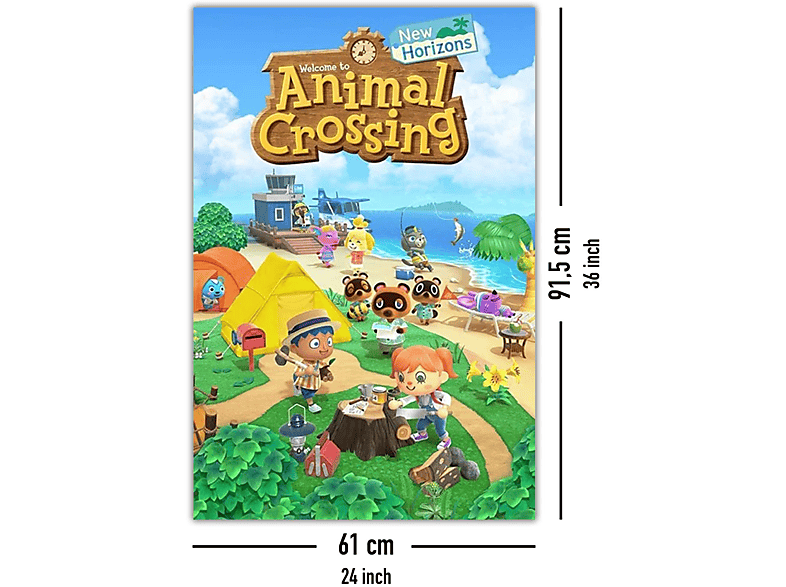 PYRAMID INTERNATIONAL Animal Crossing Poster New Großformatige Horizons Poster