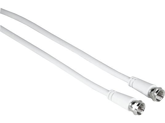 HAMA 205040 CABLE SAT M/M 10M - Câble de connexion SAT (Blanc)
