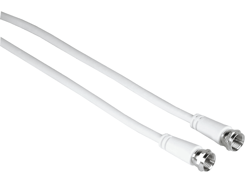 HAMA 205038 CABLE SAT M/M 3M - SAT-Anschlusskabel (Weiss)