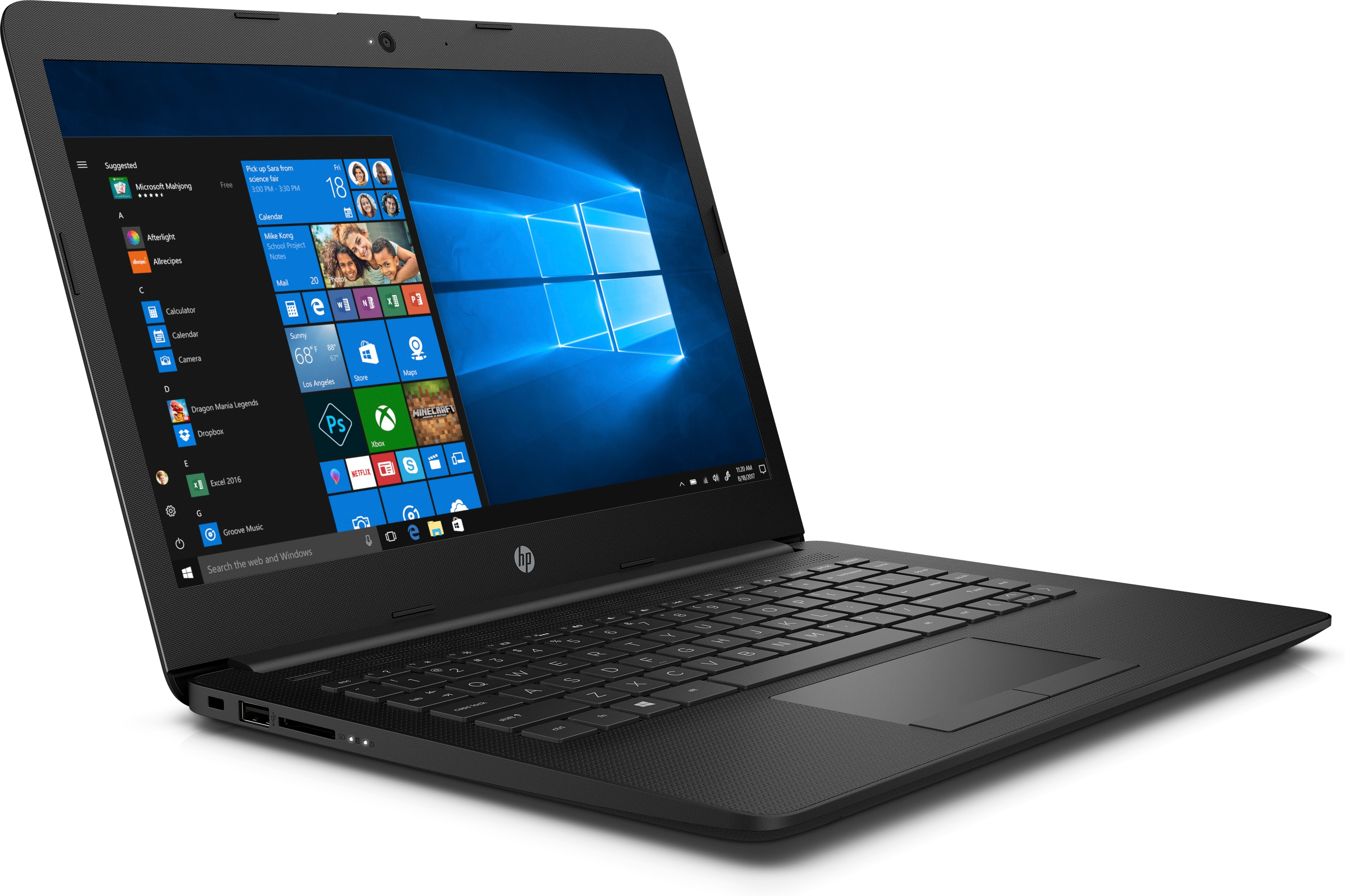 HP 14-CM0301NG - 14 Zoll - AMD Ryzen™ 5 2500U - 8 GB - 1 TB - AMD Radeon™ RX Vega 8 - Windows 10 Home (64 Bit)