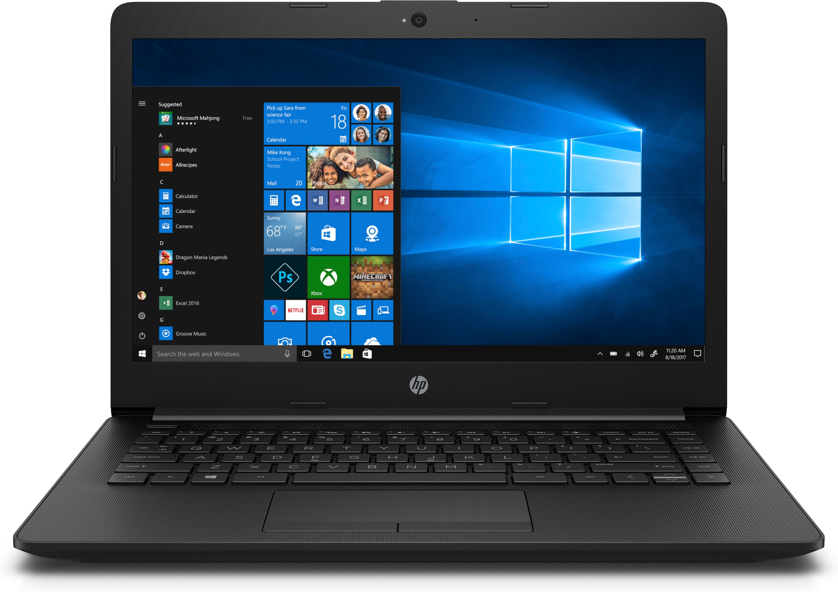 HP 14-CM0301NG - 14 Zoll - AMD Ryzen™ 5 2500U - 8 GB - 1 TB - AMD Radeon™ RX Vega 8 - Windows 10 Home (64 Bit)