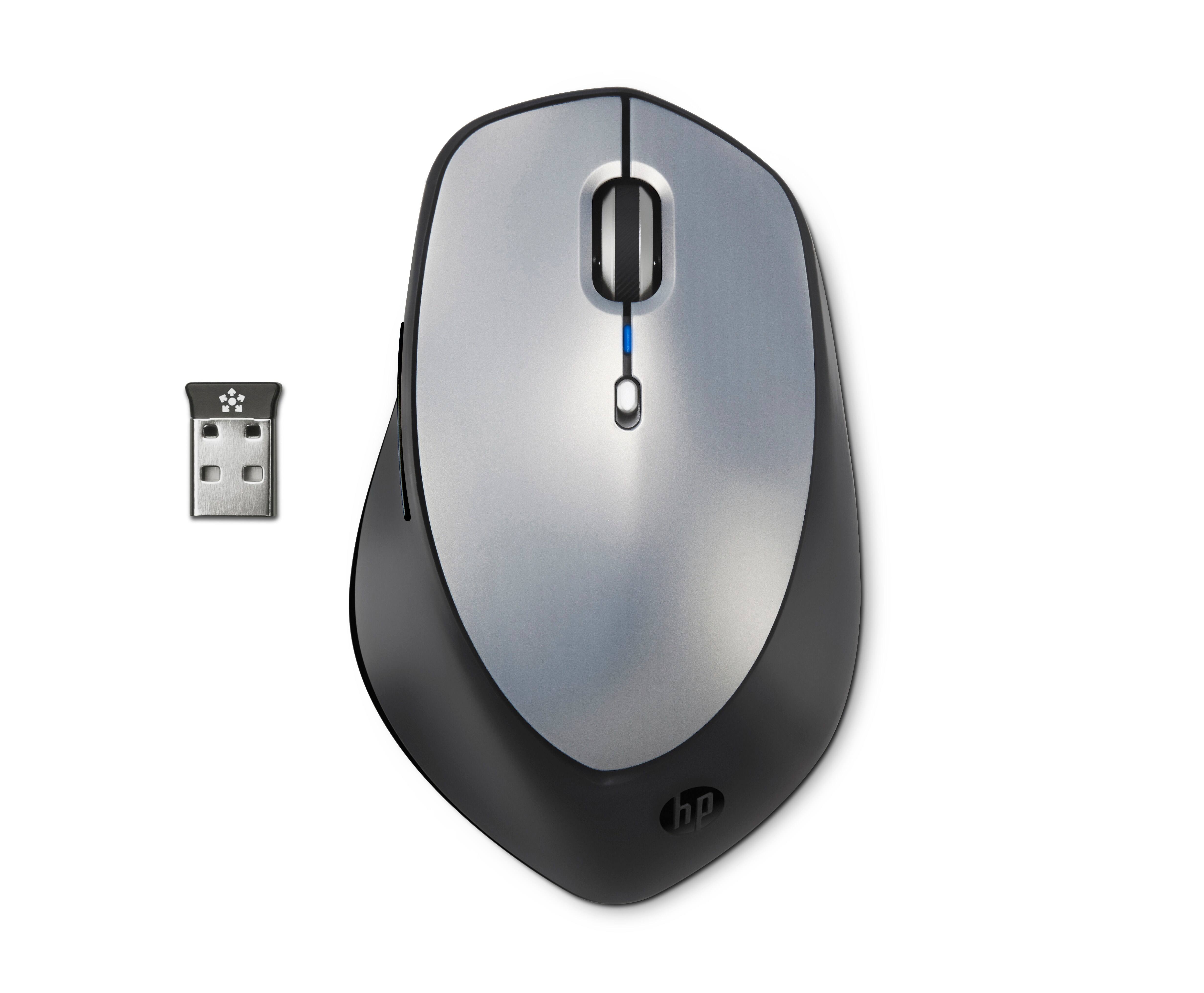 Ratón inalámbrico - HP X5500 WIRELESS MOUSE, Negro