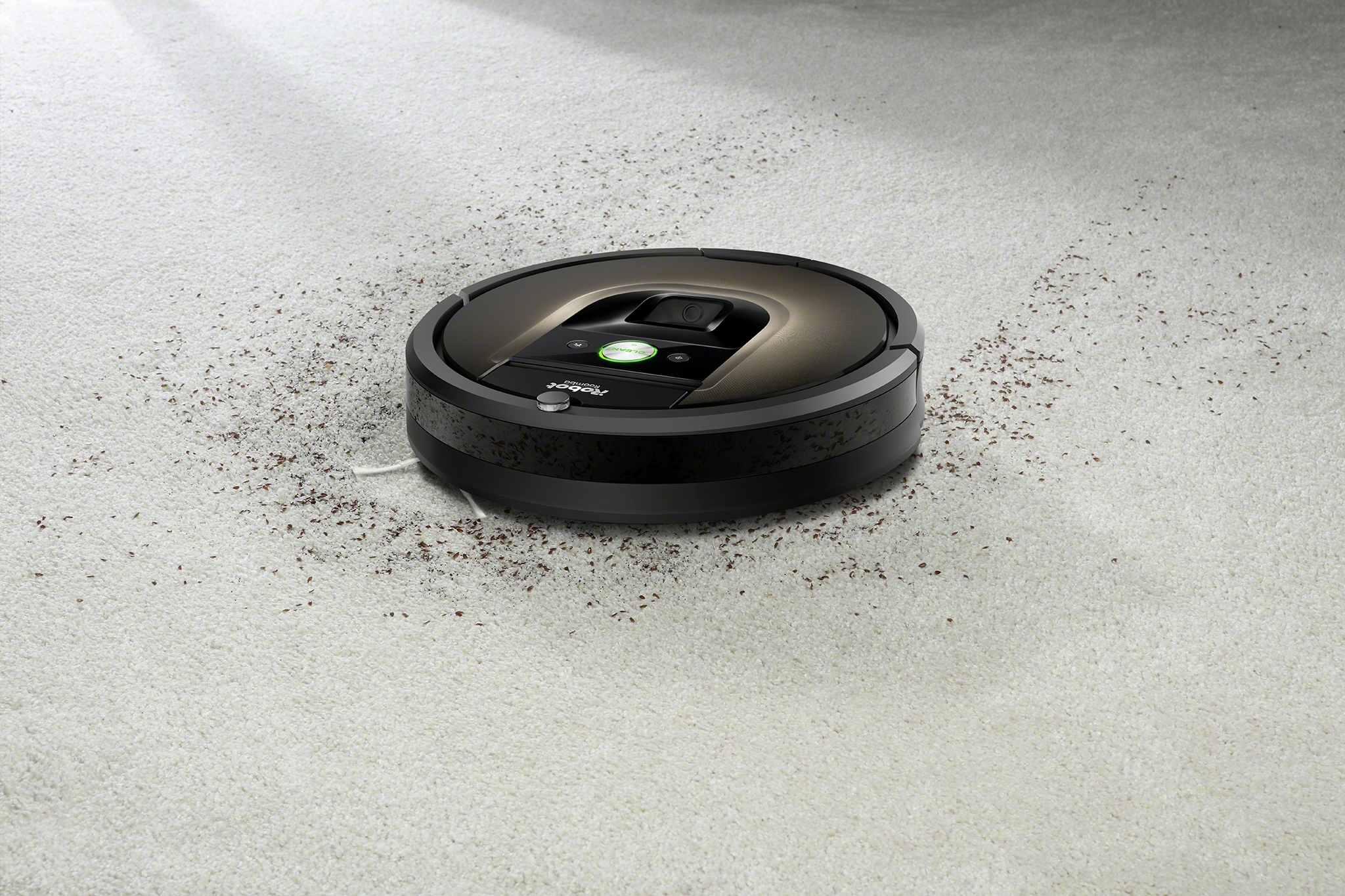 IROBOT Staubsaugroboter Roomba 980 Saugroboter (Schwarz, Laufzeit: 120 Minuten)