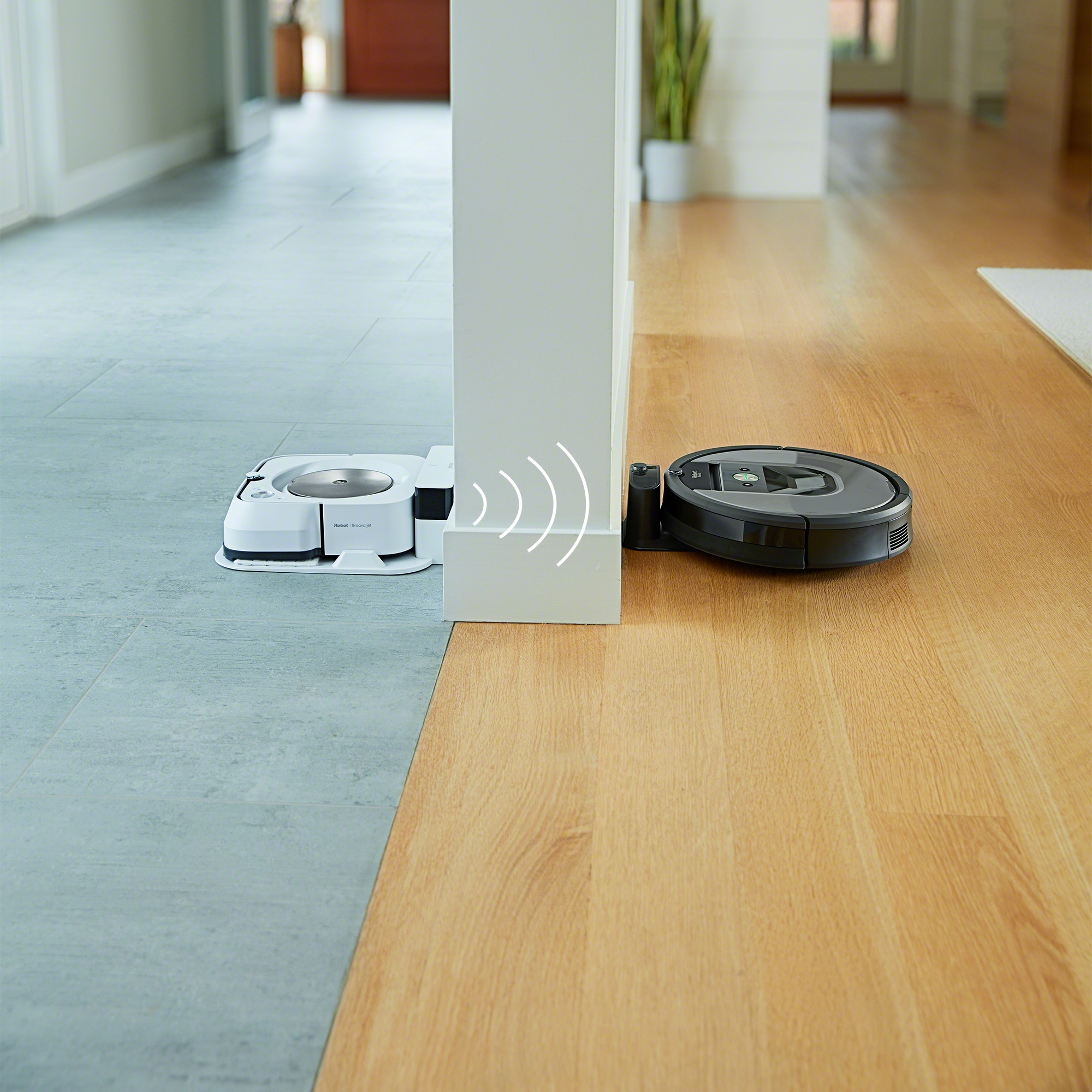 IROBOT Staubsaugroboter Roomba 980 Saugroboter (Schwarz, Laufzeit: 120 Minuten)