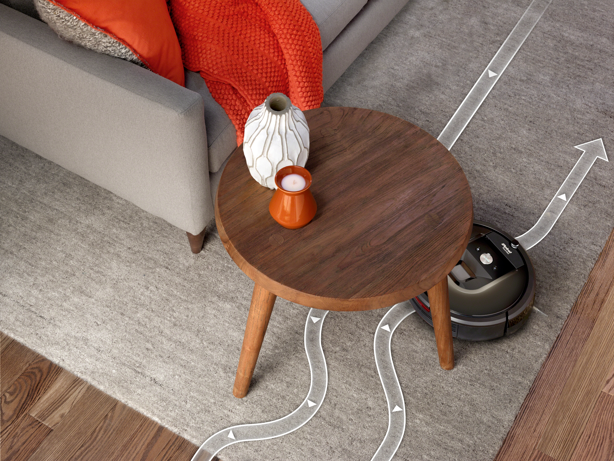 IROBOT Staubsaugroboter Roomba 980 Saugroboter (Schwarz, Laufzeit: 120 Minuten)