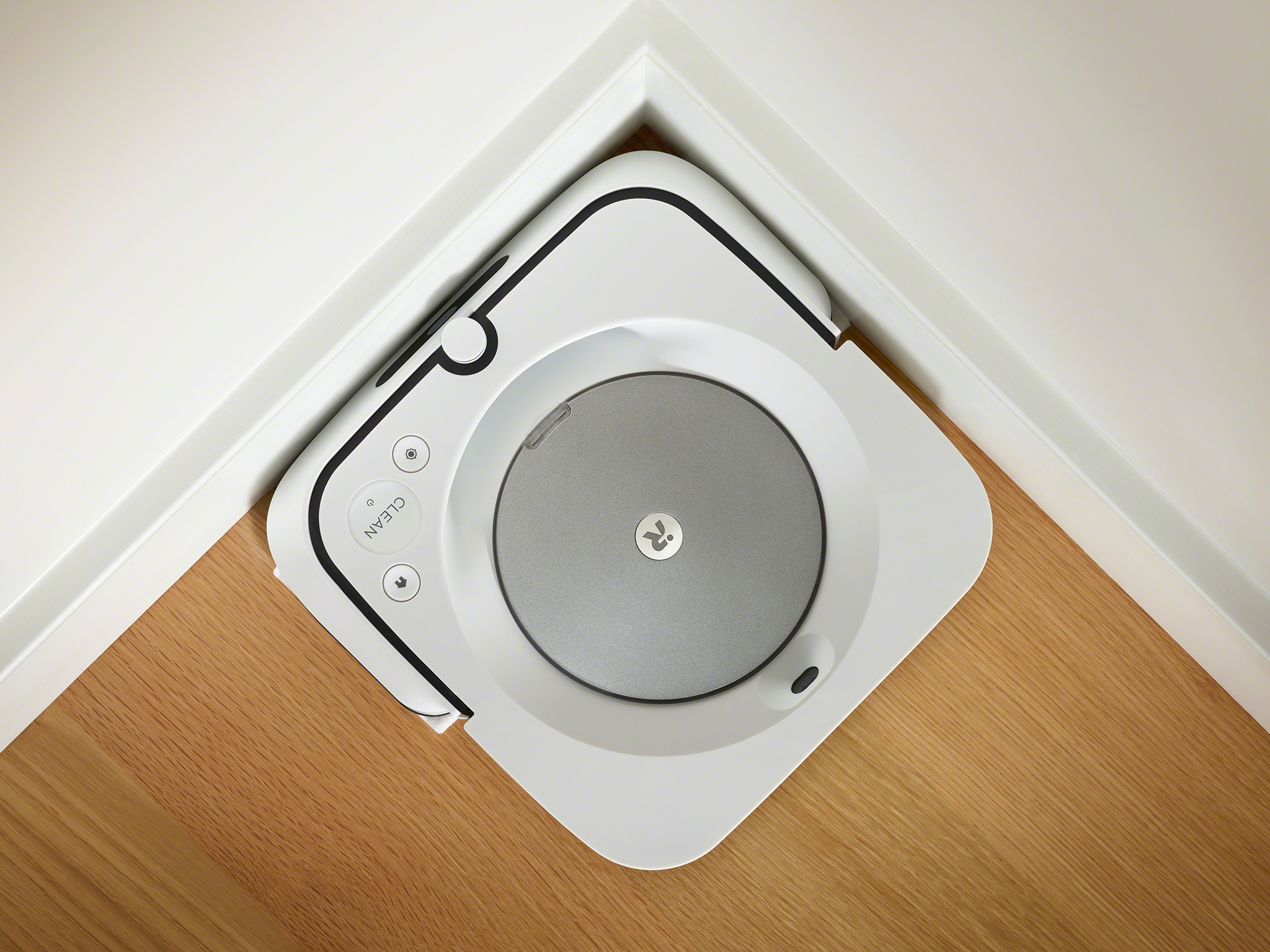 IROBOT BRAAVA M6138 Wischroboter (Weiß, Laufzeit: 90 Min.)