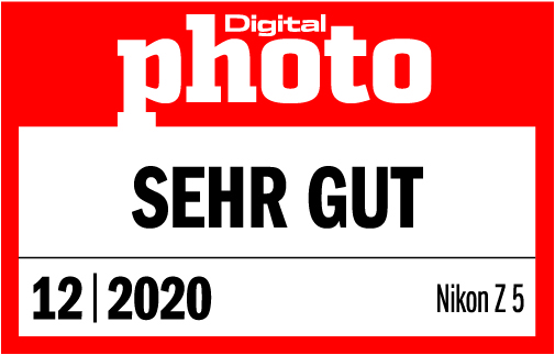 Digital Photo Magazin Bewertung. Bewertung ist 'SEHR GUT'. Nikon Z 5.