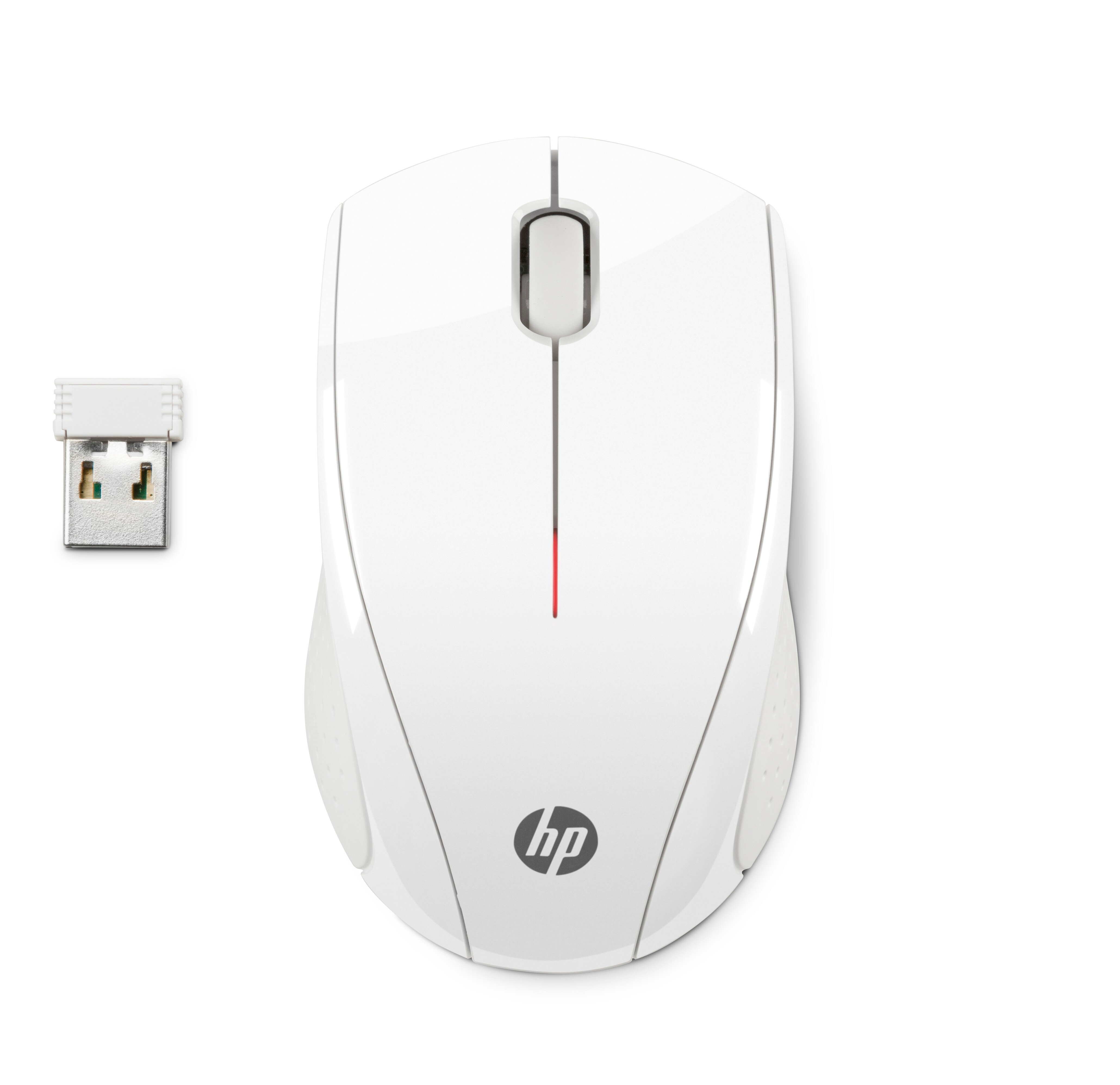 Ratón inalámbrico - HP X3000, 1.200 ppp, Agarres texturizados, Blanco