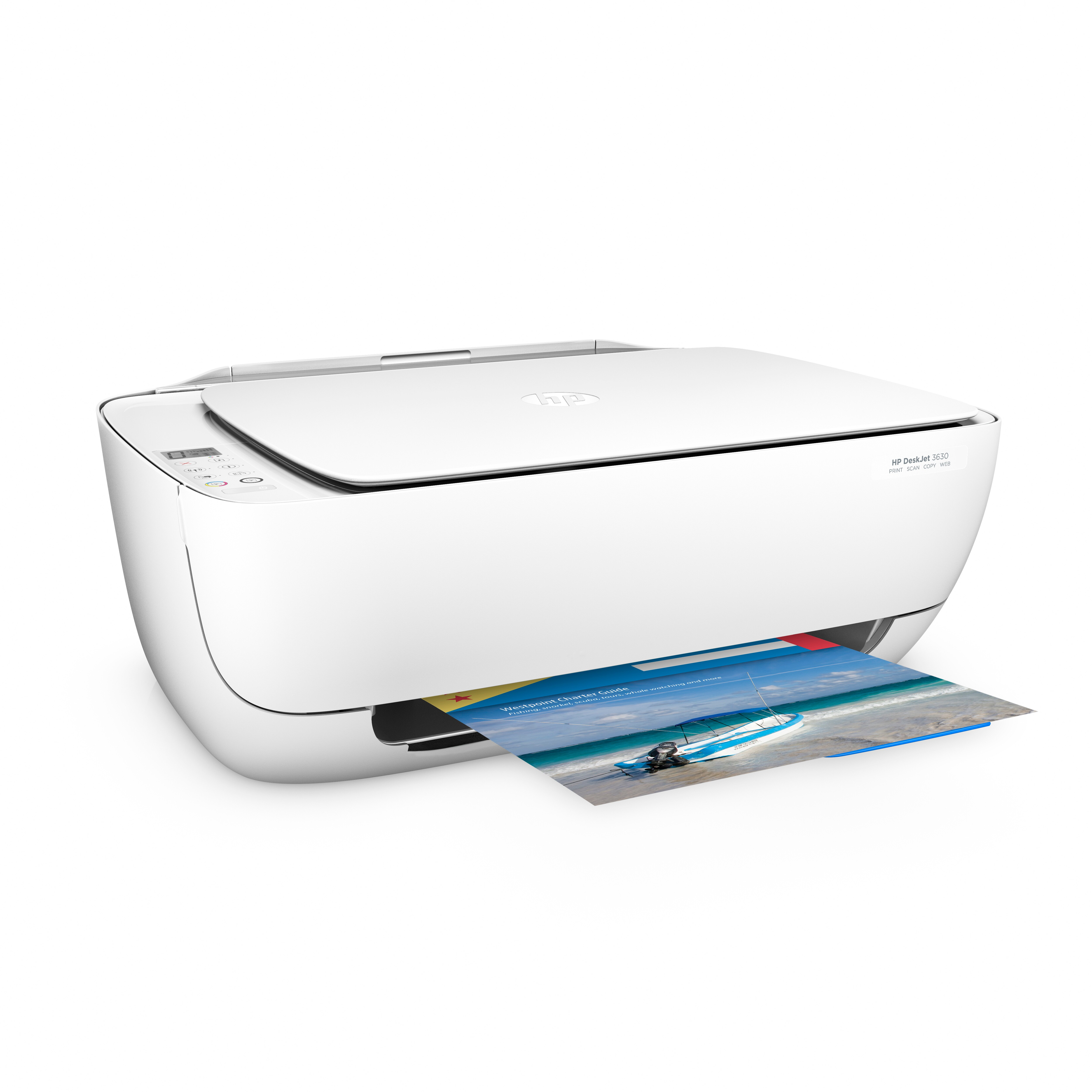 Impresora Multifunción - HP Deskjet 3630, WiFi, impresión móvil.