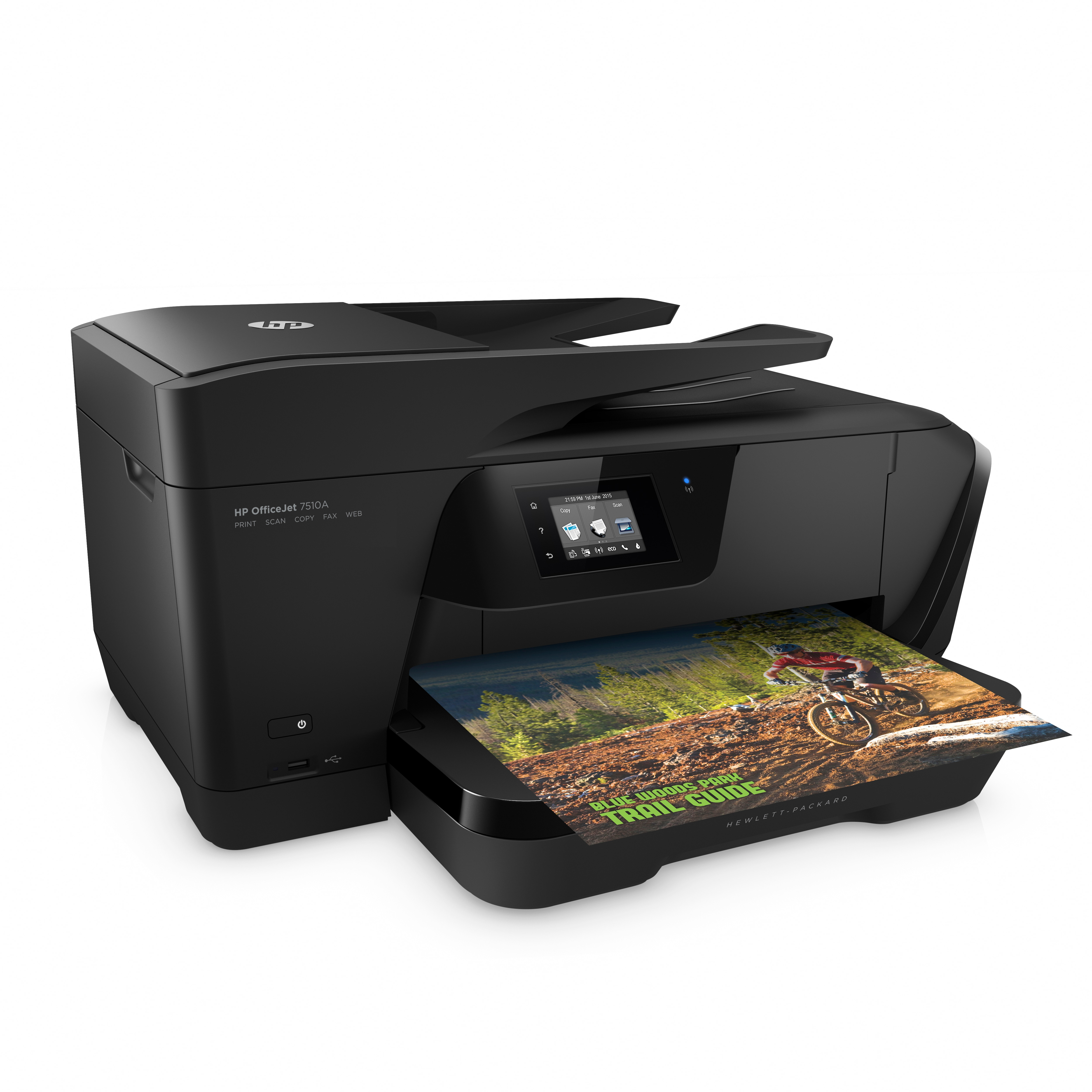 HP OfficeJet 7510 4-in-1 Tintenstrahl-Multifunktionsdrucker