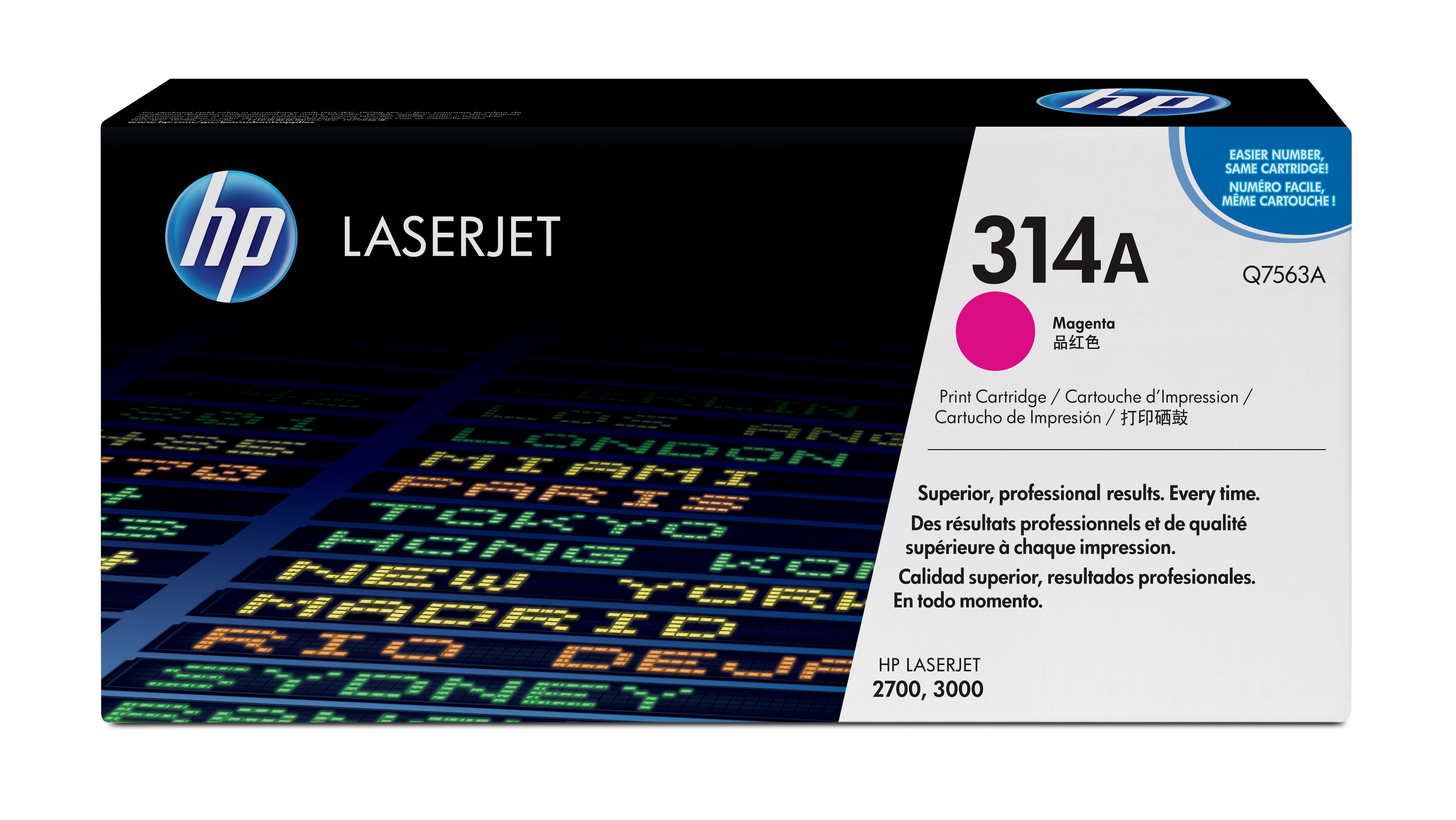 Tóner - HP 314A LaserJet, Magenta, Q7563A