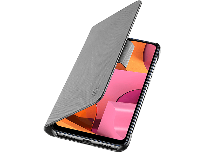 Cellular-line Bookcover Voor Samsung Galaxy A20s Zwart