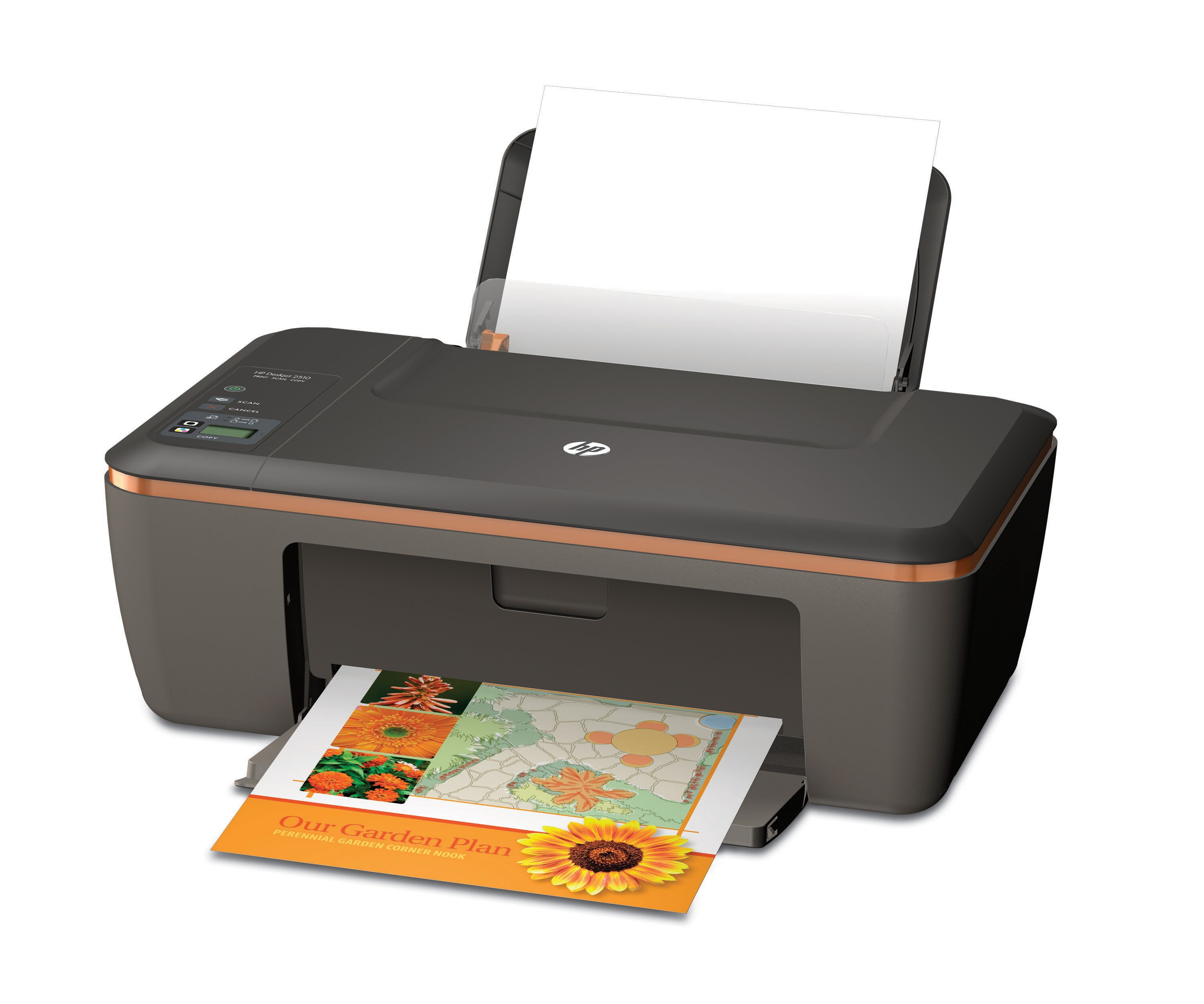 Impresora multifunción - HP Deskjet 2510 AiO, Scanner, Copia, USB