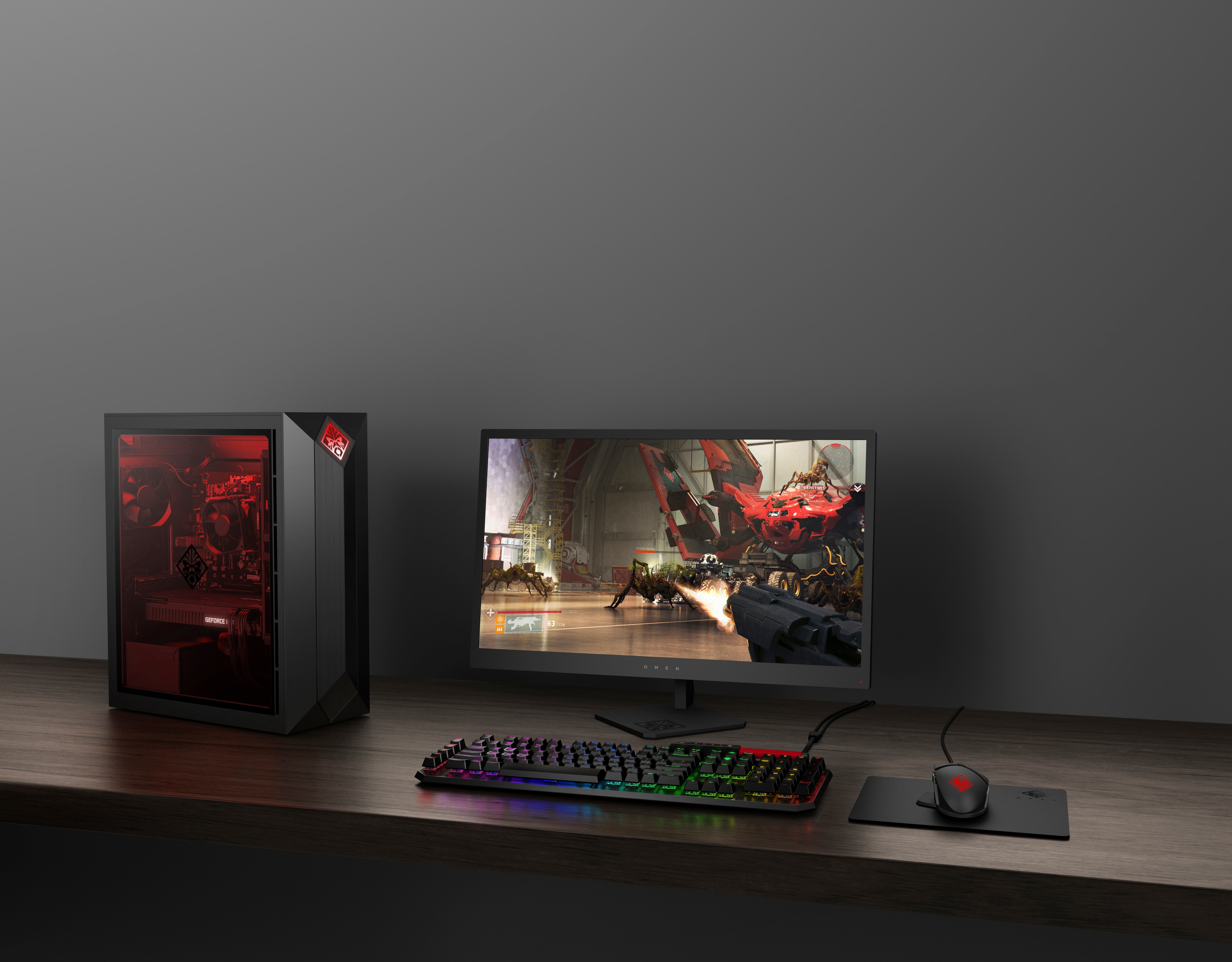 HP OMEN 875-0101ng - Intel® Core™ i5 i5-9400F - 16 GB - 256 GB - NVIDIA GeForce RTX™ 2060 - Windows 10 Home (64 Bit)