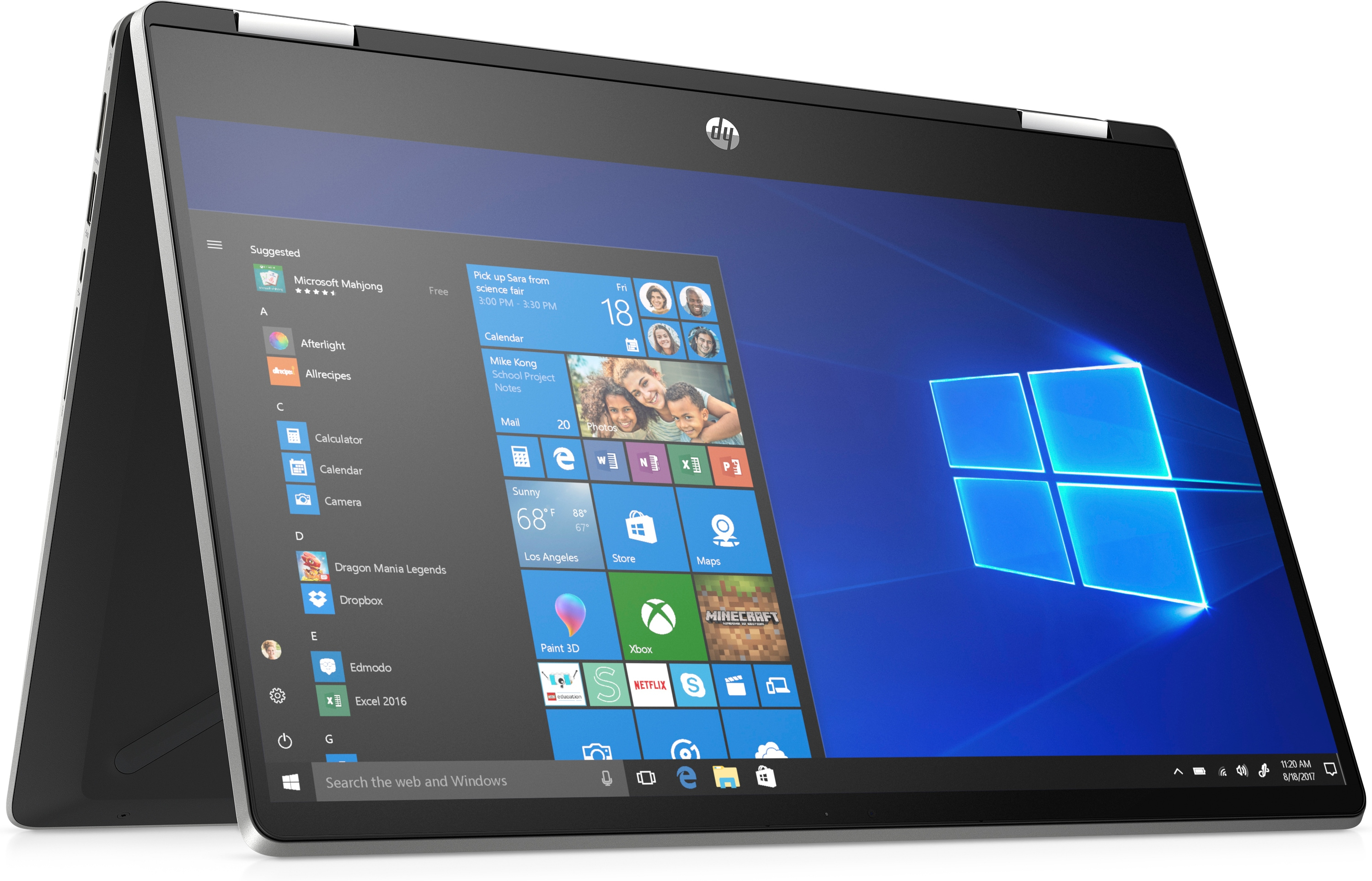 HP Pavilion x360 14-dh0315ng - 14 Zoll - Intel® Core™ i3 i3-8145U - 8 GB - 256 GB - Intel® UHD 620 - Windows 10 Home (32 bit)