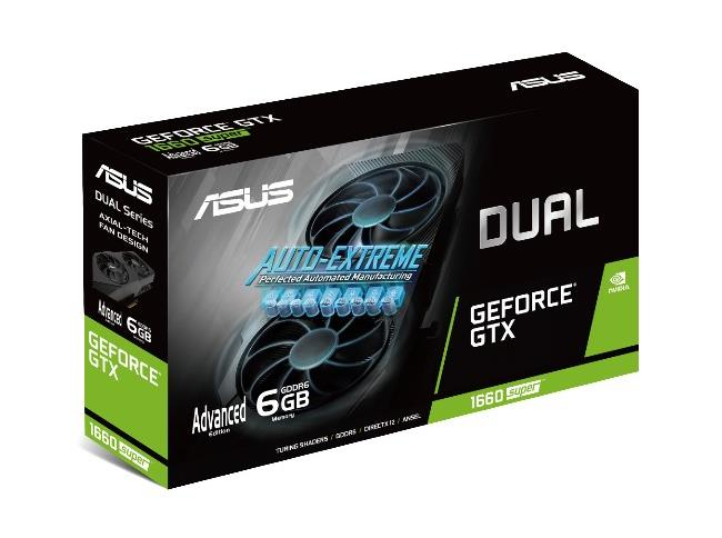 Grafikkarte) Geforce® 1660 Advanced SUPER™ (90YV0DS4-M0NA00) ASUS 6GB Evo Dual (NVIDIA, GTX