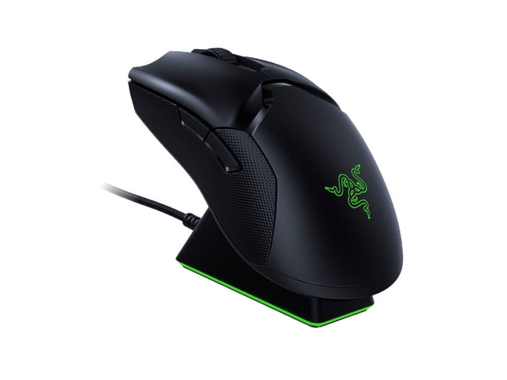 Ratón gaming - Razer Viper Ultimate, Inalámbrico, 8 botones, 20000 ppp, Negro