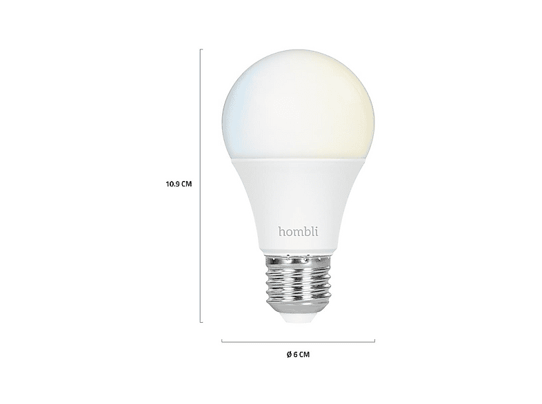 Hombli LED Glühbirne HBPP-0101, CCT, 2er Set, Weiß — Foto 3 von 5