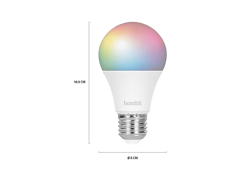 Hombli LED Glühbirne HBPP-0102, CCT/RGB, 2er Set — Foto 3 von 5