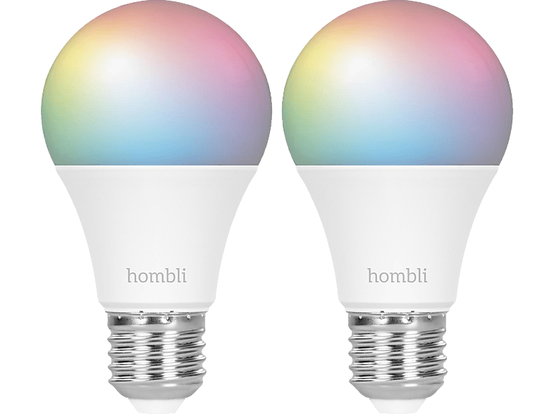 Hombli LED Glühbirne HBPP-0102, CCT/RGB, 2er Set