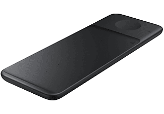Nunca Inferior Respectivamente Cargador inalámbrico | Samsung Trio EP-P6300, Para dispositivos Qi, 3 en 1,  25W, Negro