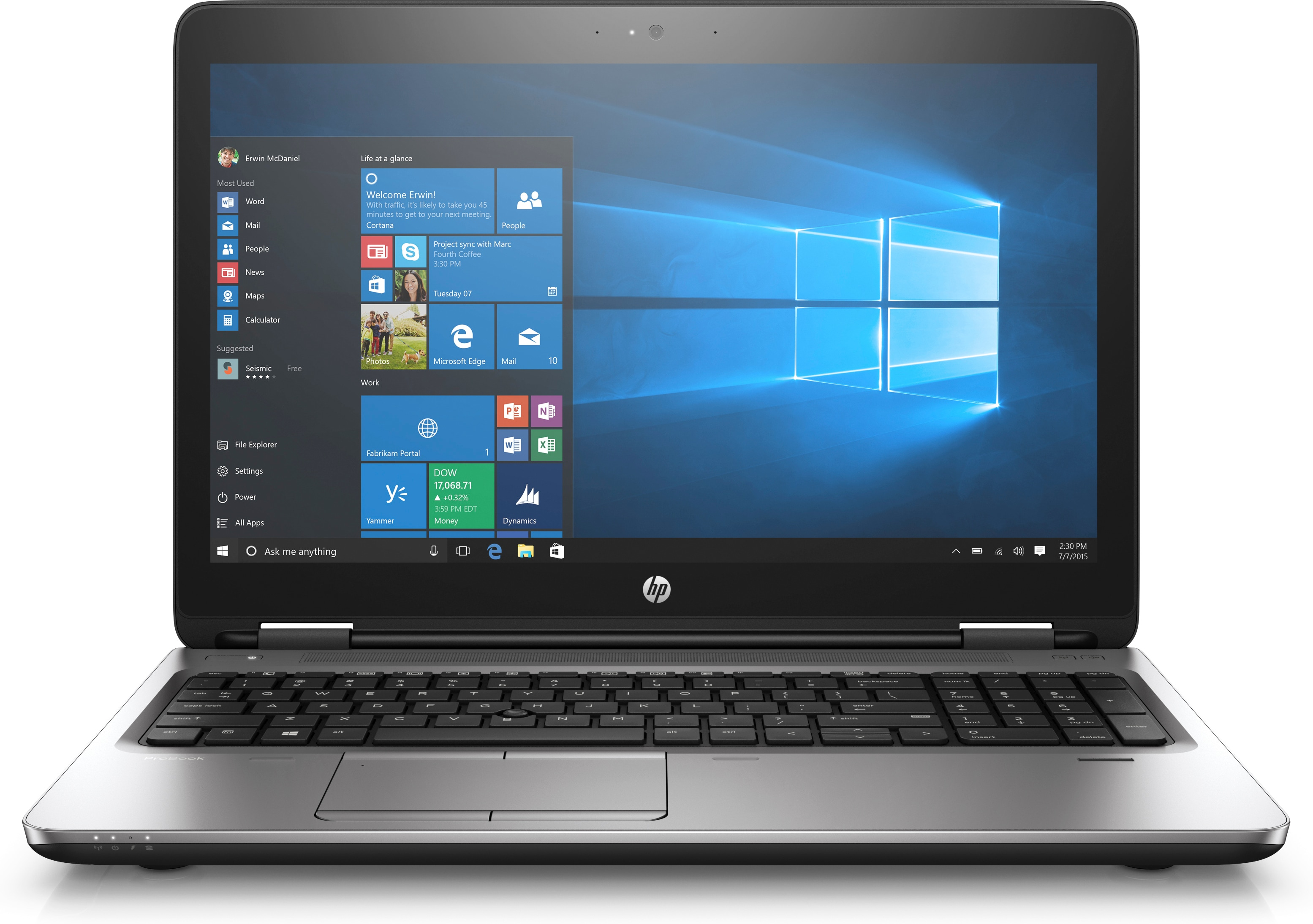 Portátil - HP ProBook 650 G3, 15.6", i5-7200U, 4GB de RAM, HDD de 500GB, Intel HD Graphics 620,