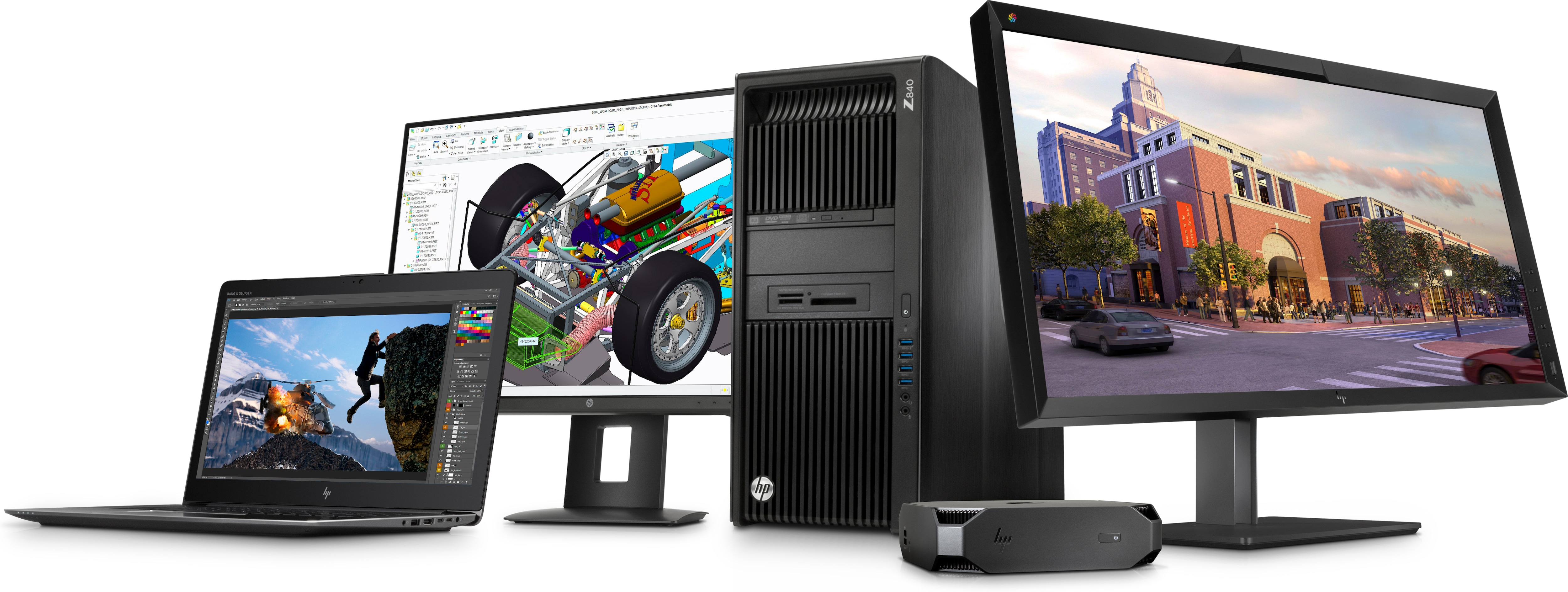 HP - B2B Z2 Mini-G3 - Intel® Core™ i7 i7-7700 - 8 GB - 1 TB