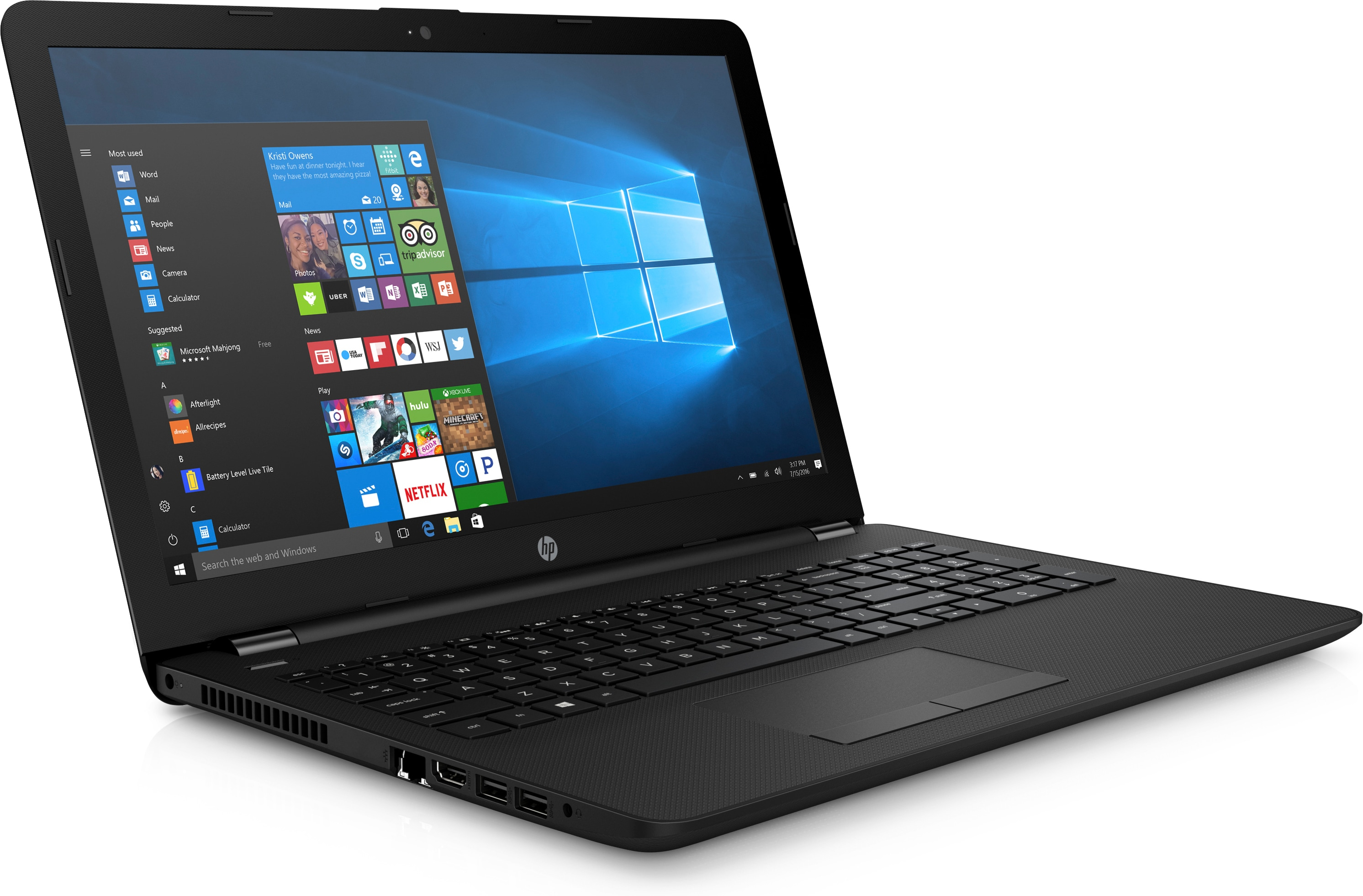HP 15-bs570ng - 15,6 Zoll - Intel® Celeron® N3060 - 4 GB - 128 GB - Intel® HD 400 - Windows 10 Home (64 Bit)