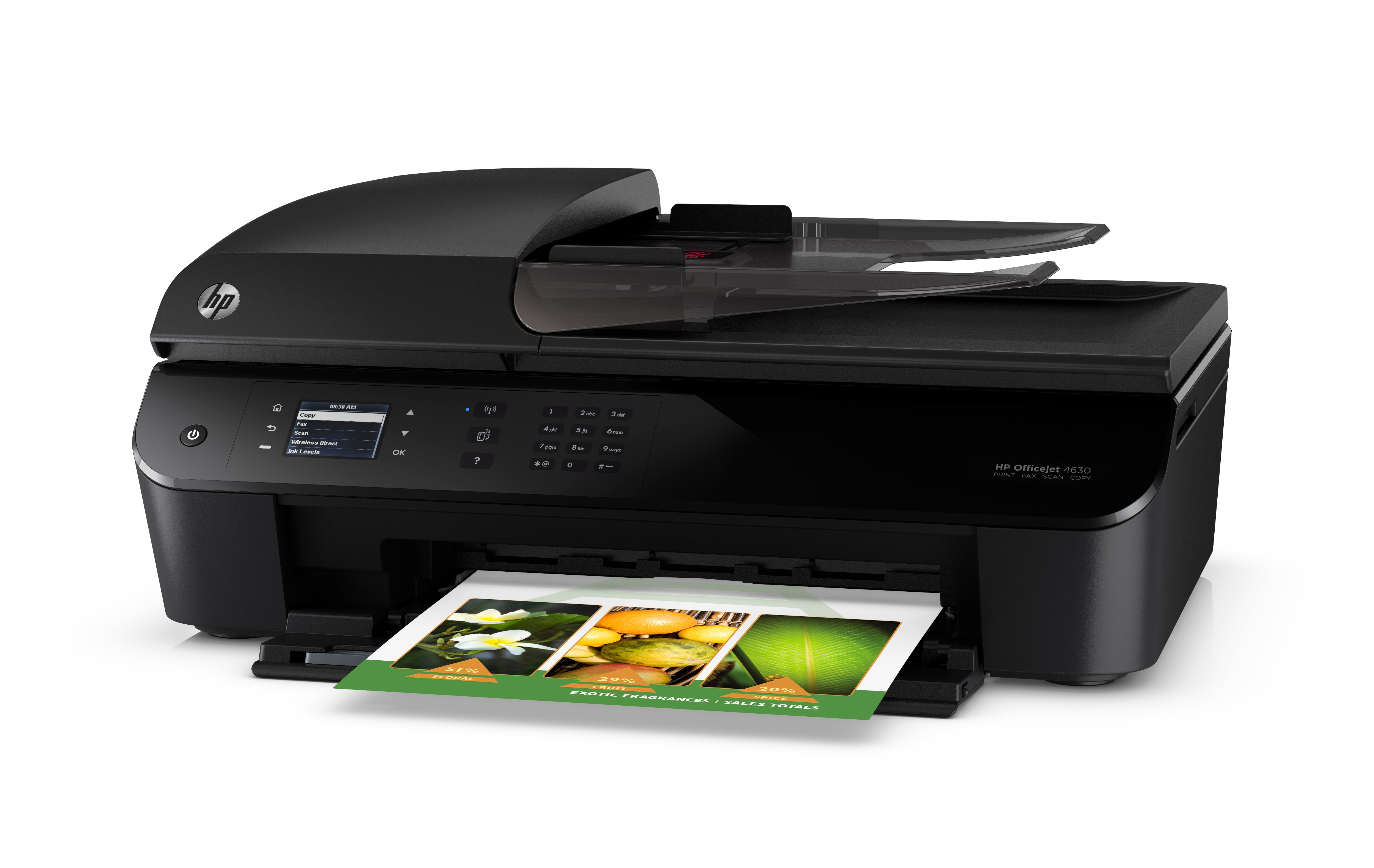 Impresora Multifunción- HP Officejet 4630 WiFi, USB e impresión móvil