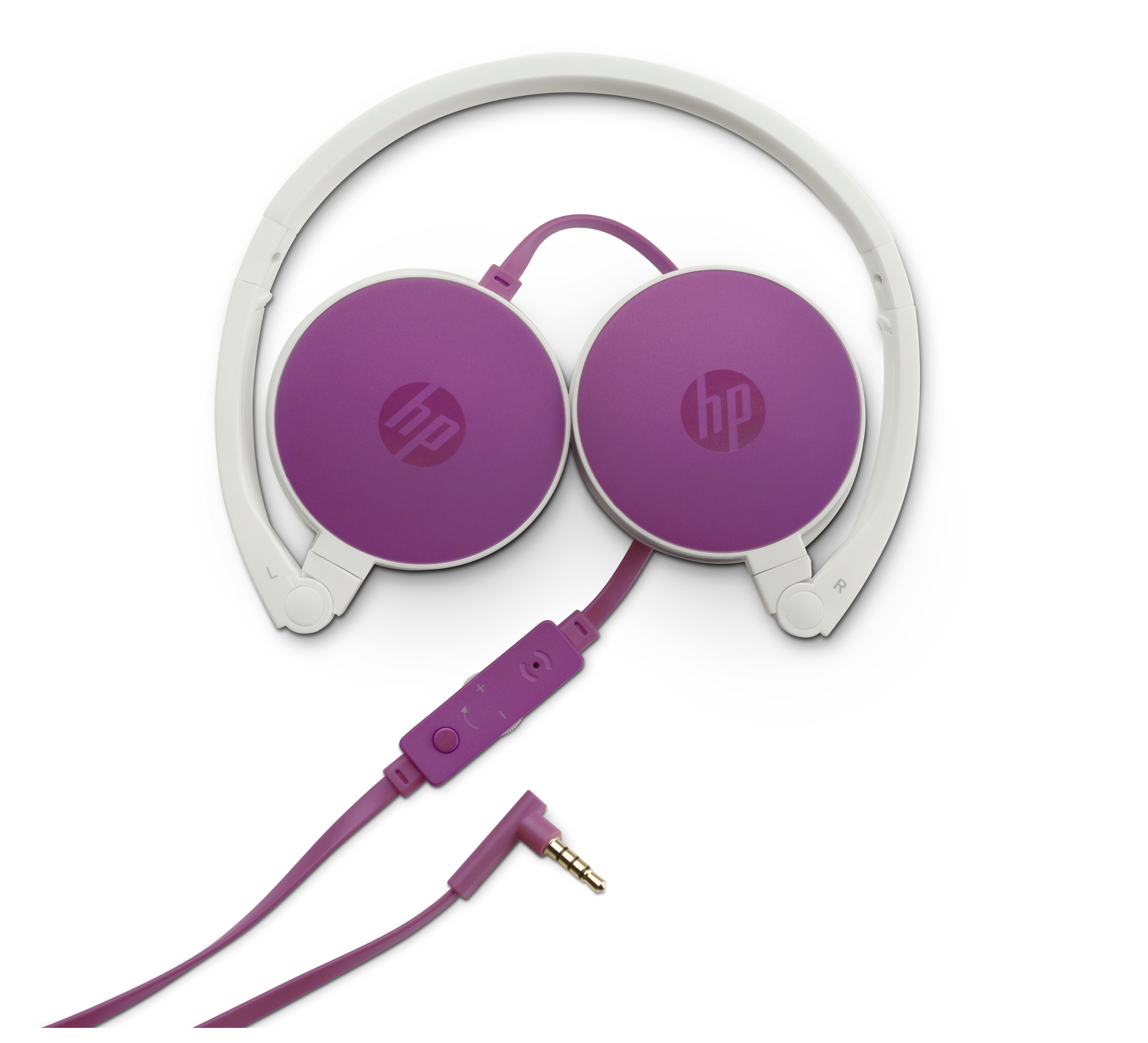 HP H2800 Purple Headset Binaurale Diadema Púrpura auricular con micrófono