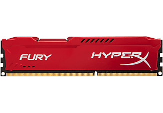 Memoria Ram - Kingston HyperX Fury DDR3 4Gb 1600MHz CL10 Rojo