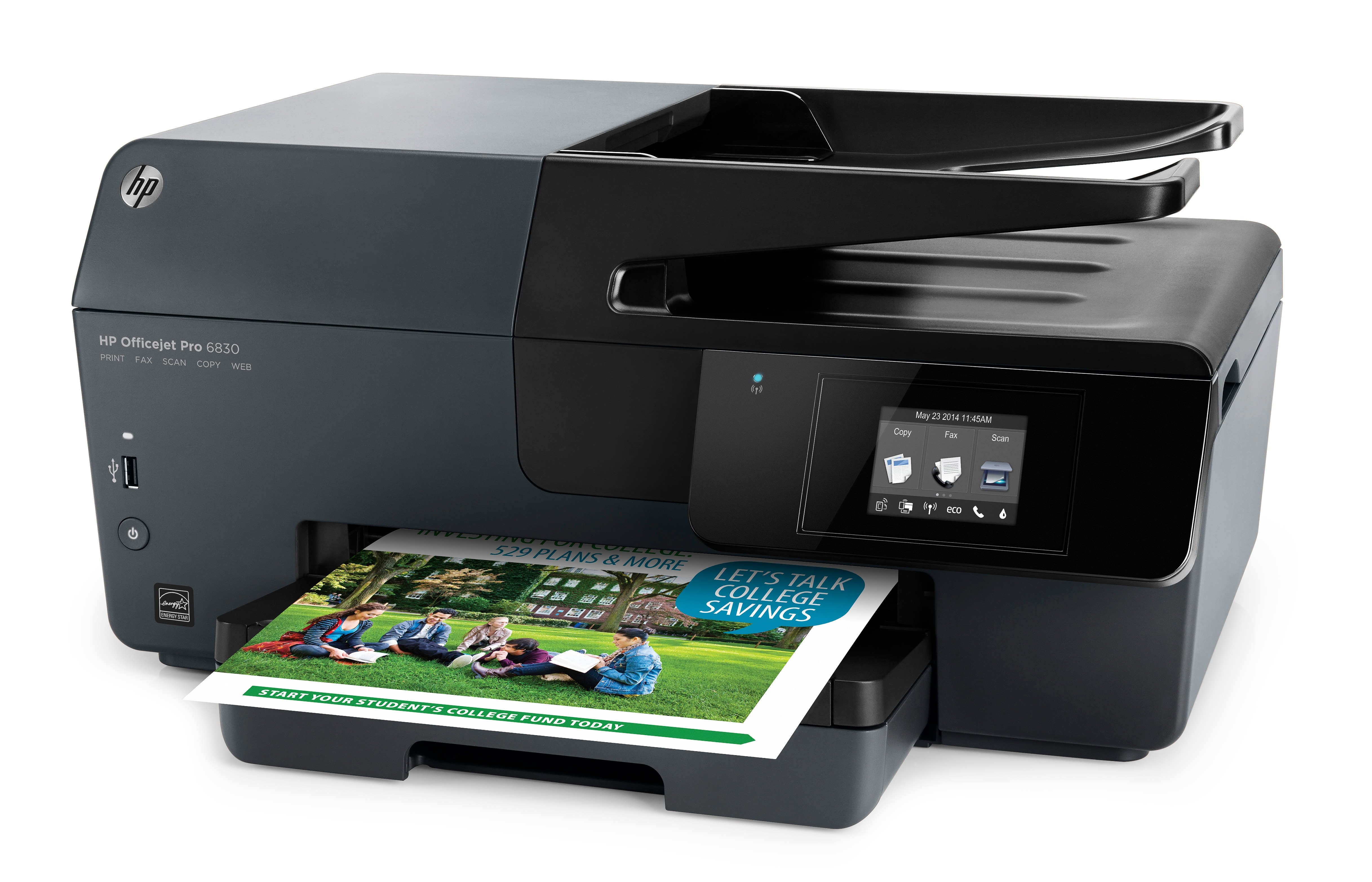 Impresora Multifunción - HP Officejet Pro 6830, WiFi, Ethernet, impresión movil