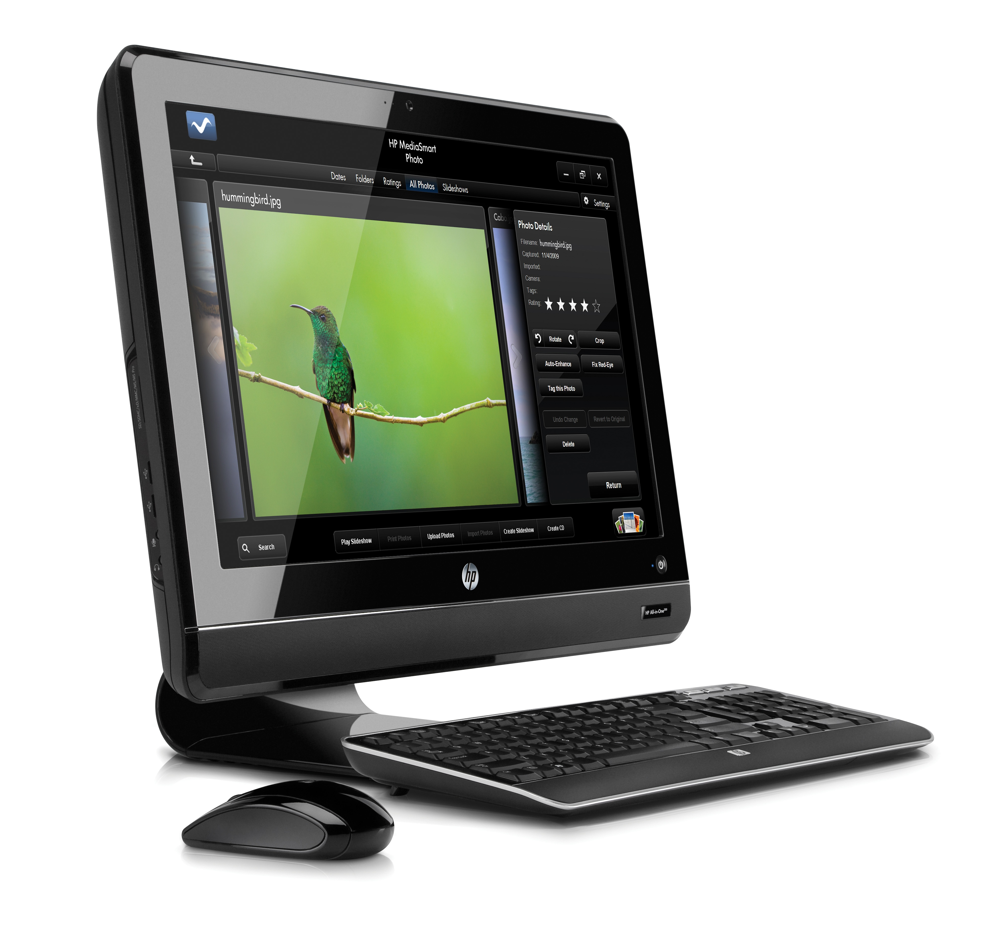 All in One - HP 200-5130ES, Intel® Core® i3-540 4GB, 640, Intel® HD 1696MB, W7