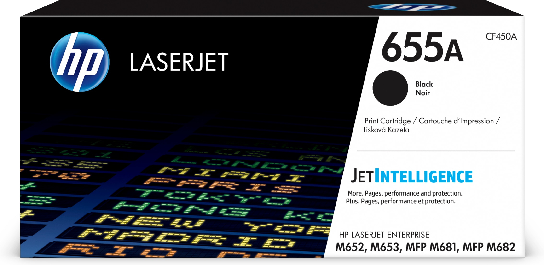 Cartucho de Tóner - HP Original LaserJet 655A, Negro