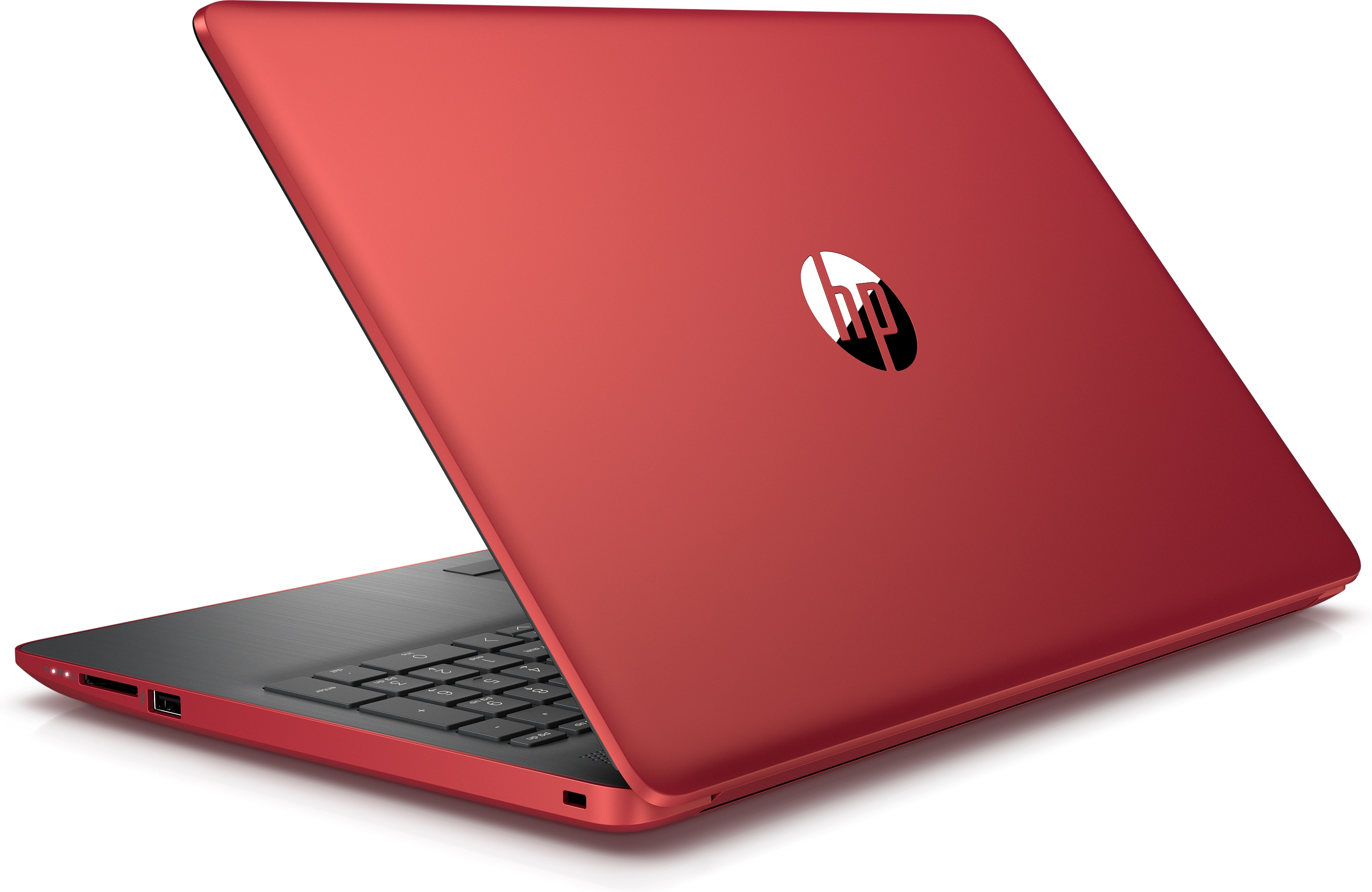 Portátil - HP 15-da0029ns, 15.6" HD, Intel® Core™ i3-7020U, 8GB RAM, 1TB, Intel® HD Graphics 620, W10, Rojo