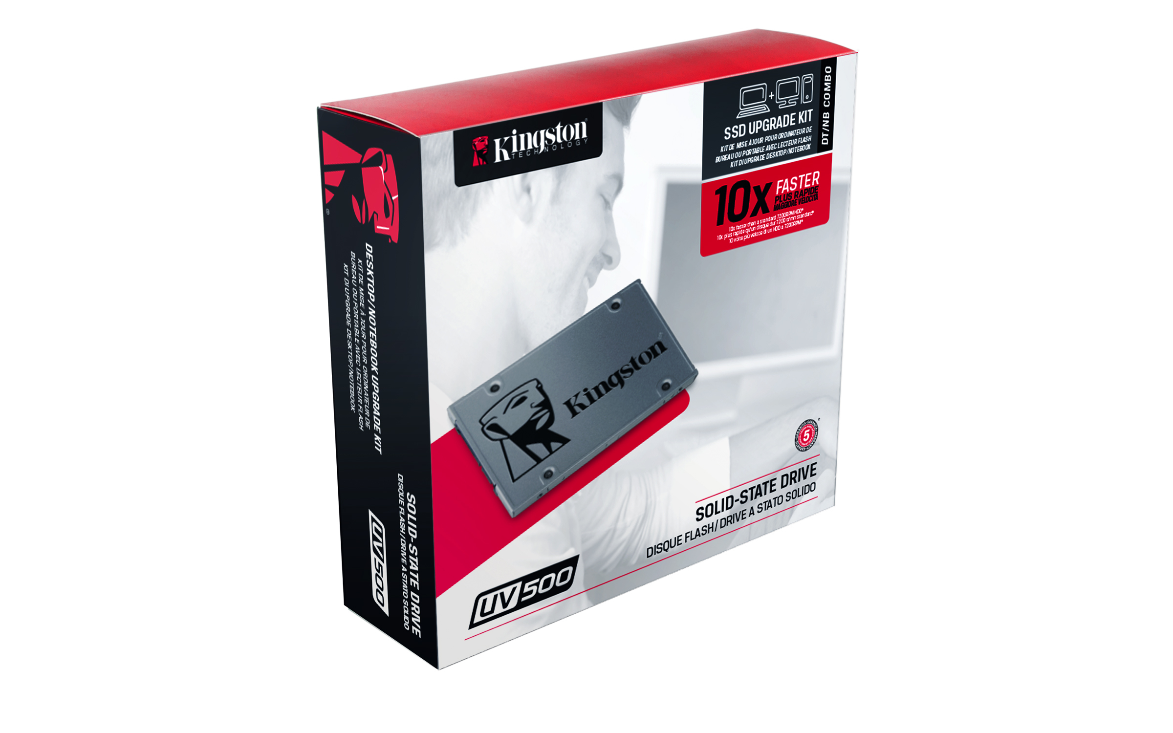 Disco SSD interno - Kingston, 480GB, 520500MB, SUV500B, 480G
