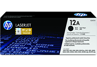 Tóner - HP 12A LaserJet, Negro, Q2612A